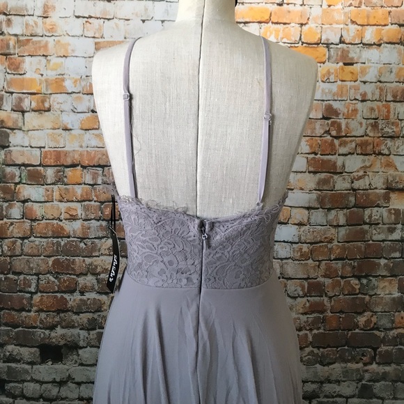 Lulu’s EVERLASTING ENCHANTMENT GREY MAXI DRESS - Picture 5 of 6